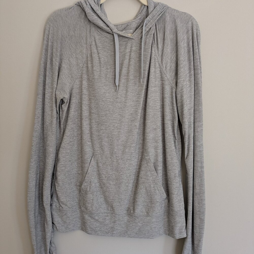 Outdoor Voices Catch-Me-If-You-Can Hoodie in Fog